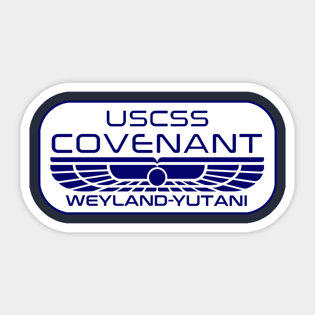 USCSS Covenant patch mission Sticker by udezigns